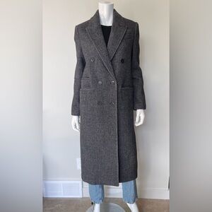 ZARA Double-Breasted Maxi Coat
